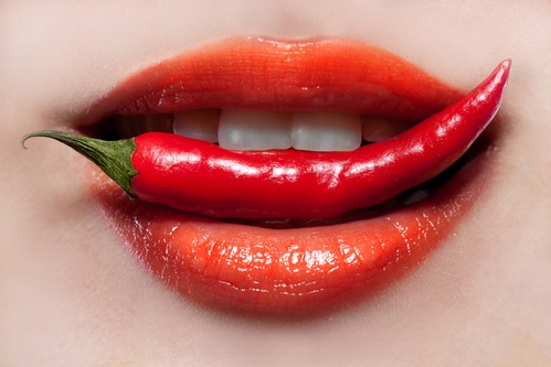 Allergic reaction to spicy food in mouth